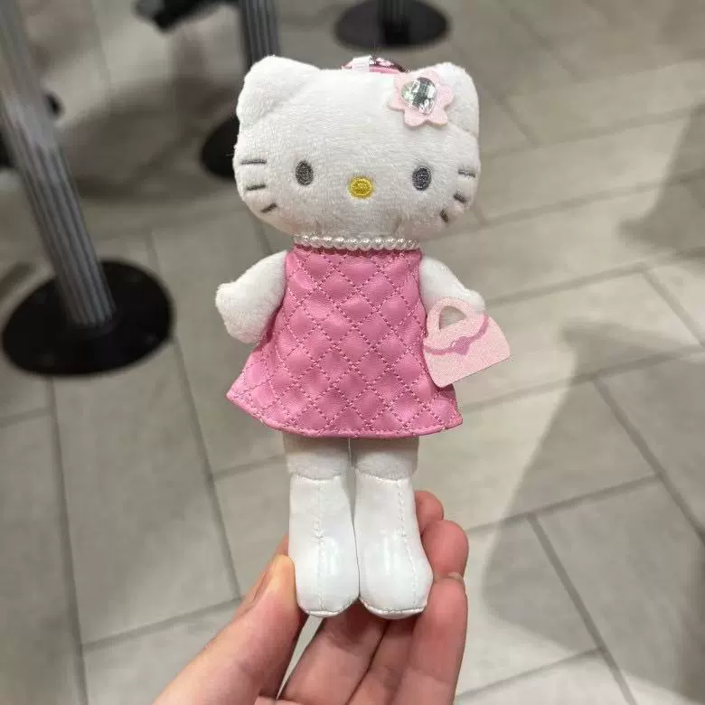 Плюшевый брелок (Sanrio) Hello Kitty, плюшевая кукла-талисман, размеры 10–16 см