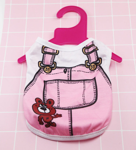 Factory direct sales for dogs and cats pet plastic clothes rack rose red children's small clothes hanger wholesale