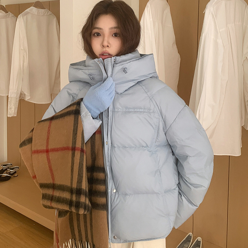 泡芙云朵棉服女2025冬季韩版新款小个子显瘦龟背面包服百搭外套女|undefined