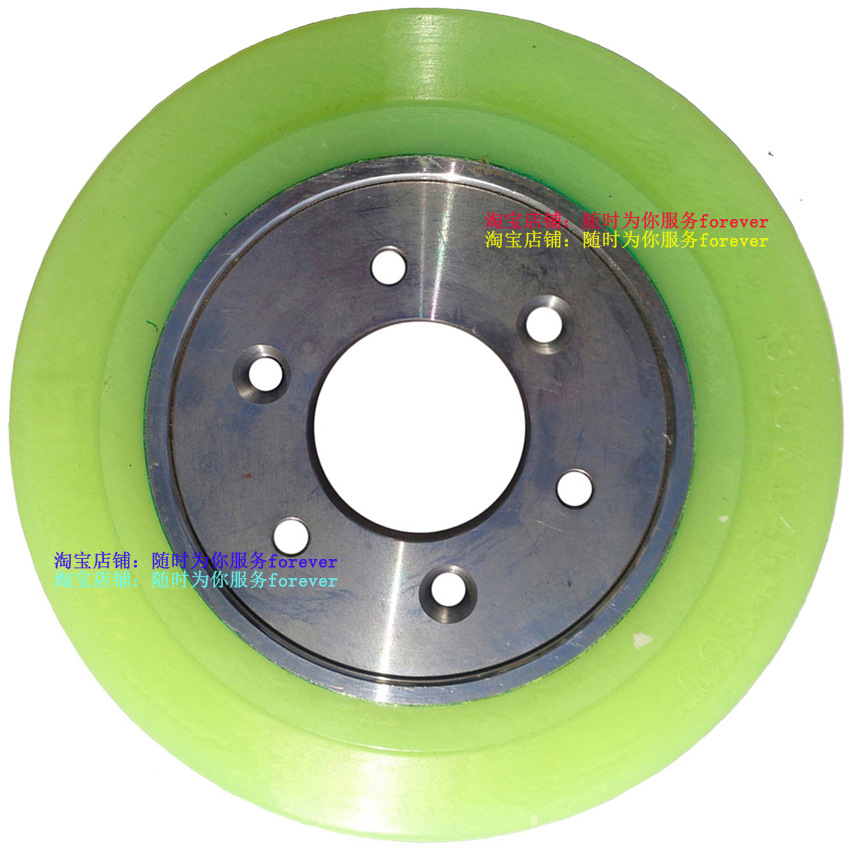 力至优1.5吨前移式升高叉车FBRW15驱动轮方向轮 橡皮转向轮轱辘子