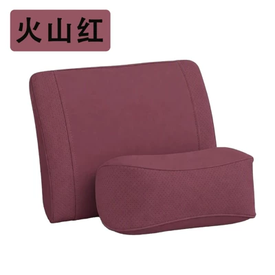 Headrest: Set Car Headrest Neck and - volcano-red-combination-pack