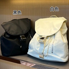 Lululemon紐引きバケツリュックサックヨガフィットネスリュックサック通勤カジュアル百合リュックサックナイロン防水バッグ