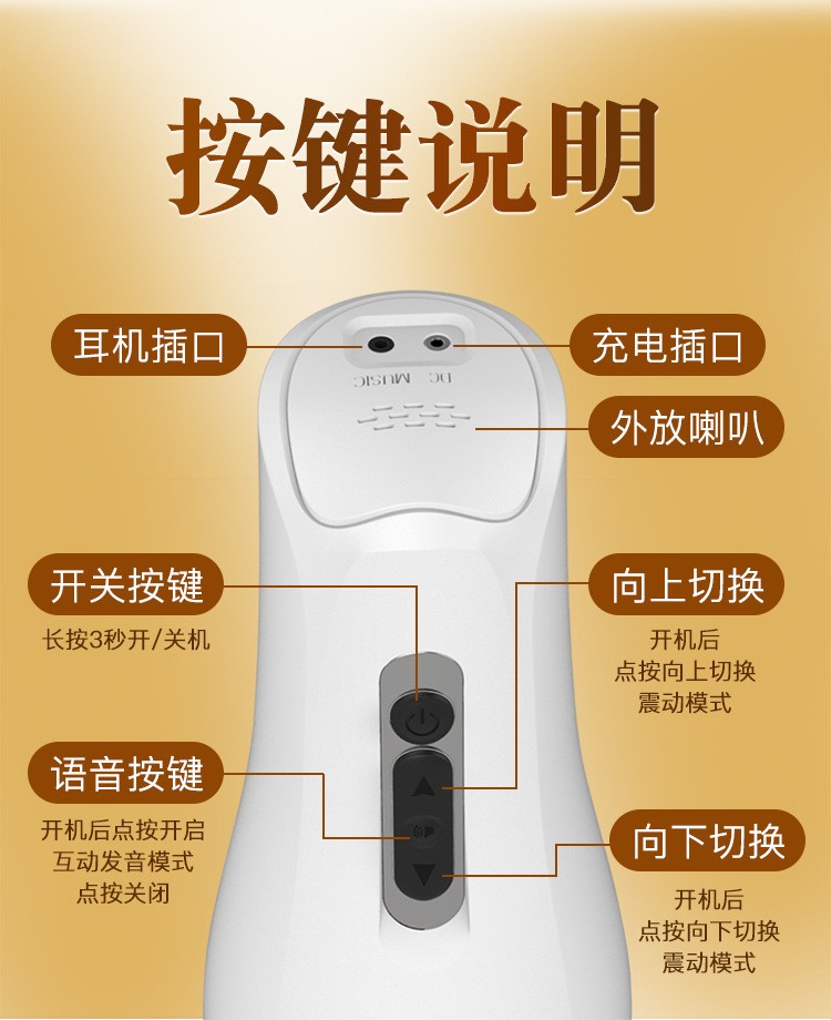 Fully Automatic Male Masturbator Cup with Vibration, TPE Sleeve, Black — detail image 37