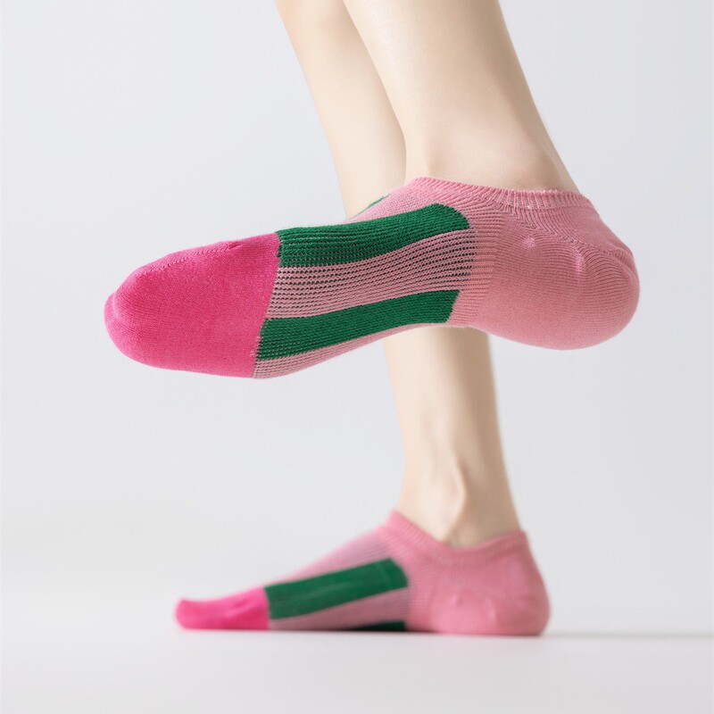 Socks Women's Boat Socks 2025 New Non-slip Invisible Short Socks Single-layer Shoe Shoe Socks Women's Sweat Absorbing Breathable