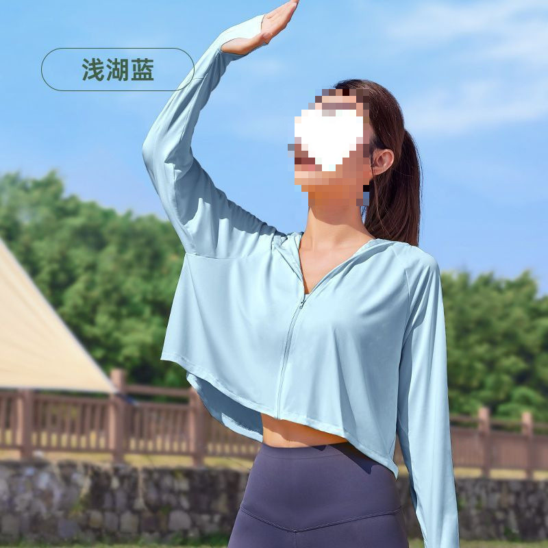 UPF50+라이트 레이크 블루-쇼트 스타일