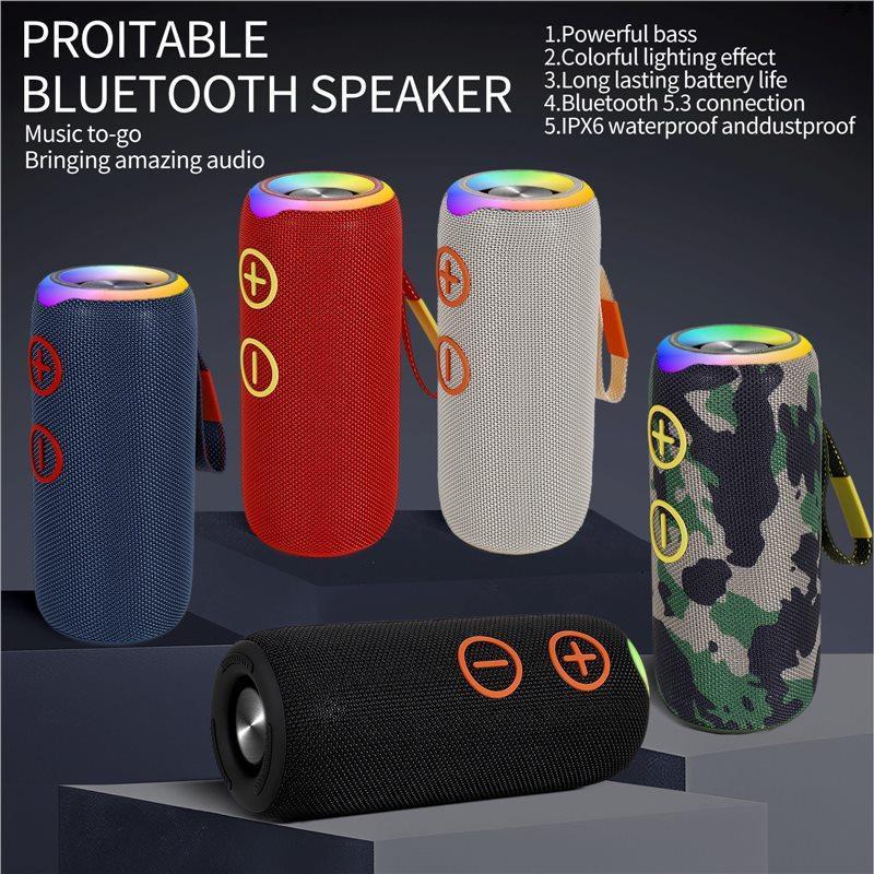 P PRO4 外国貿易ワイヤレス Bluetooth スピーカー RGB 雰囲気照明効果重低音スピーカーポータブル屋外|undefined