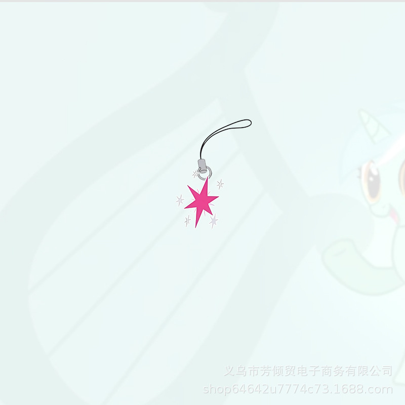 Pony Baoli lindo logo cadena de teléfono móvil dibujos animados novia regalo de cumpleaños creativo mini llavero mochila escolar cordón image 6