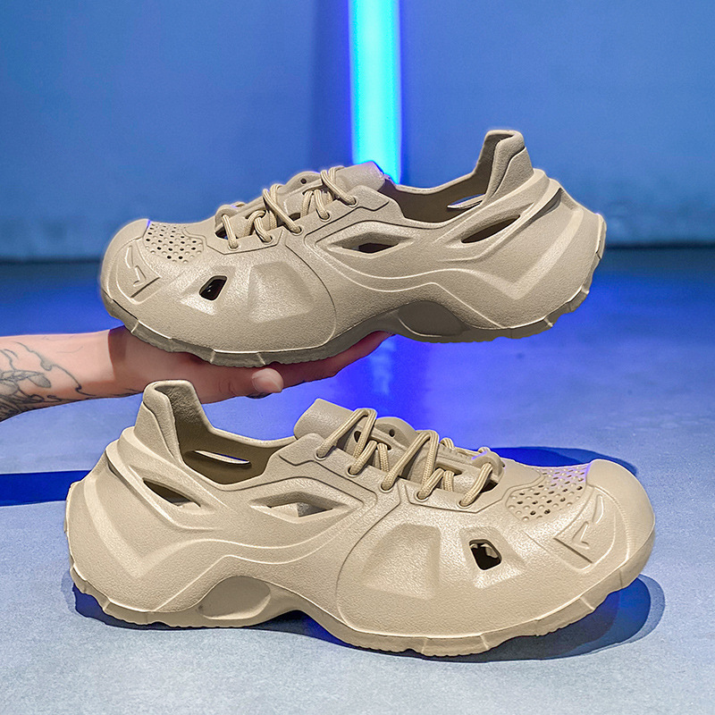 2024 nuevos zapatos agujeros de verano ventilados agujeros deportivos todo incluido sandalias para hombres zapatos de playa al aire libre zapatos de nadar