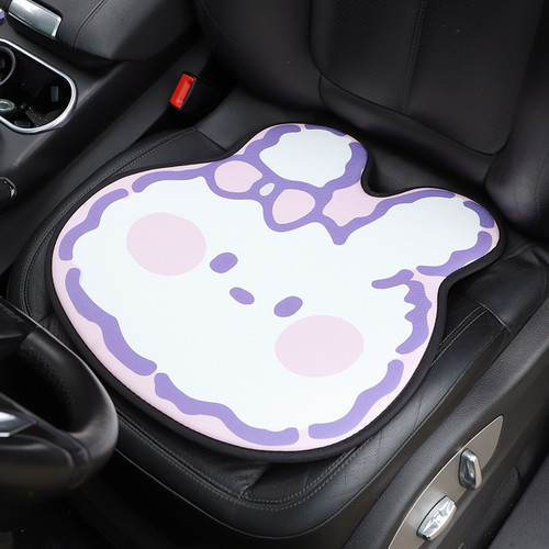Car Seat Cushion Cute Bunny Car Seat Cushion for All Seasons Breathable Anti-Slip Car Single-piece Seat Cushion Wholesale Women