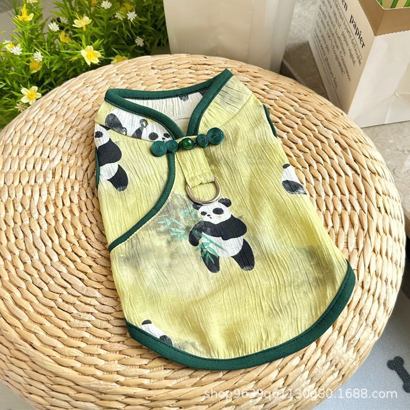 新型中国風盤バックルはペットの犬と猫の服を牽引できます。|undefined