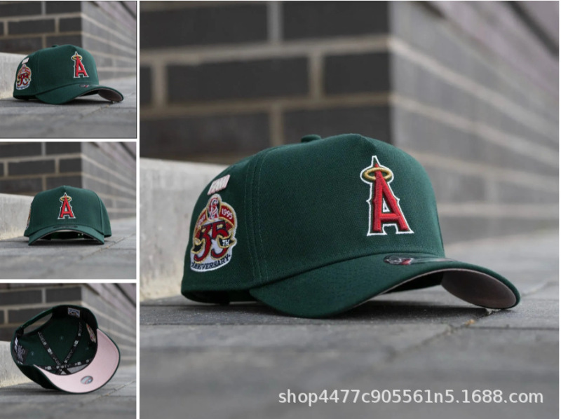 クロスボーダー NY LA 帽子卸売調節可能な野球帽チーム年記念キャップクラシックスポーツカーブつば帽子|undefined