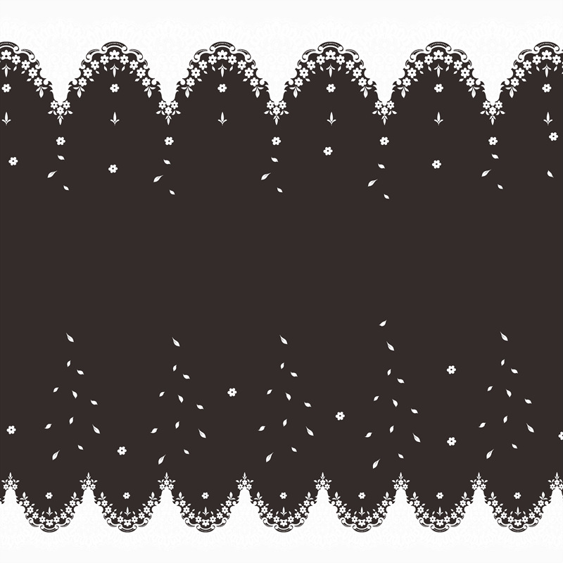 Fábrica de fiestas de flores nuevo diseño de encaje ondulado flor florista paquete de papel de embalaje caja de regalo de flores