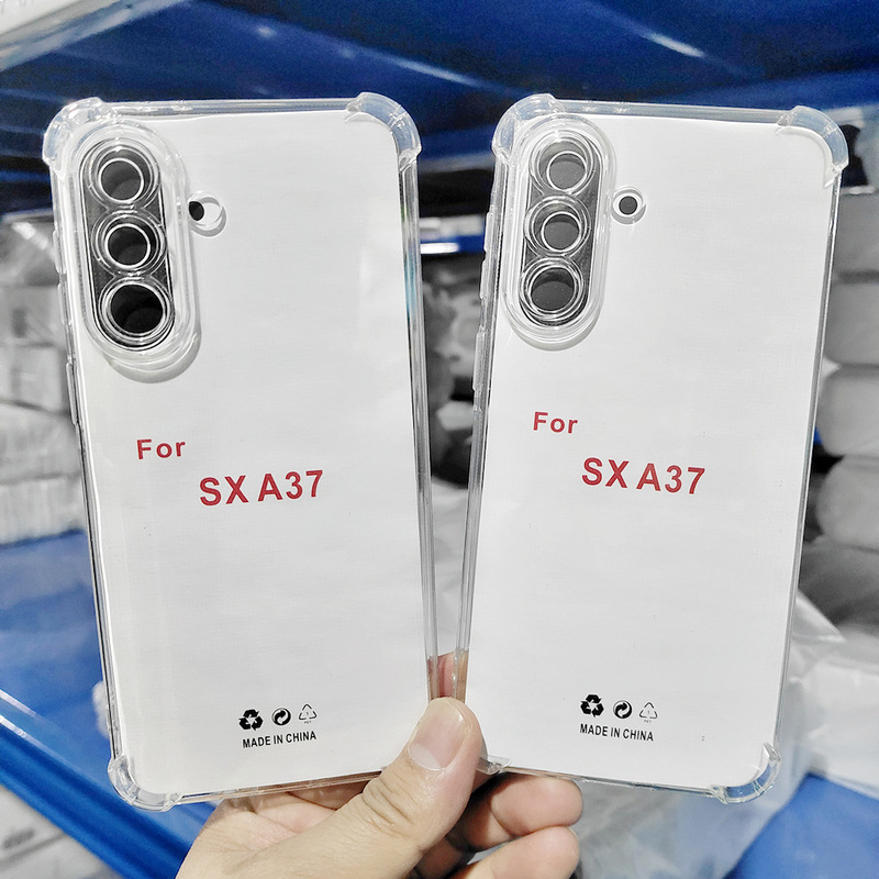 Suitable for SAM Samsung A16 5G Transparent Phone Case Four Corner Airbag Anti-fall Fine Hole HD Transparent TPU Soft Case Suitable for SAM Samsung A16 5G Transparent Phone Case Four Corner Airbag Anti-fall Fine Hole HD Transparent TPU Soft Case
