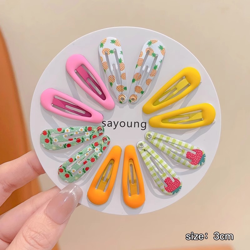 Pequena coreana para niños clip de cabello BB niñas bebé no lastimar clip de cabello lindo mini clip de cabello pequeño clip de cabello