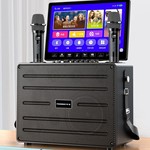 金正S76音响带显示屏户外唱k歌卡拉ok一体机家庭ktv套装音箱点歌