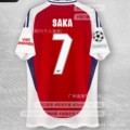 24-25 arsenal home star no. 7 plus champions league