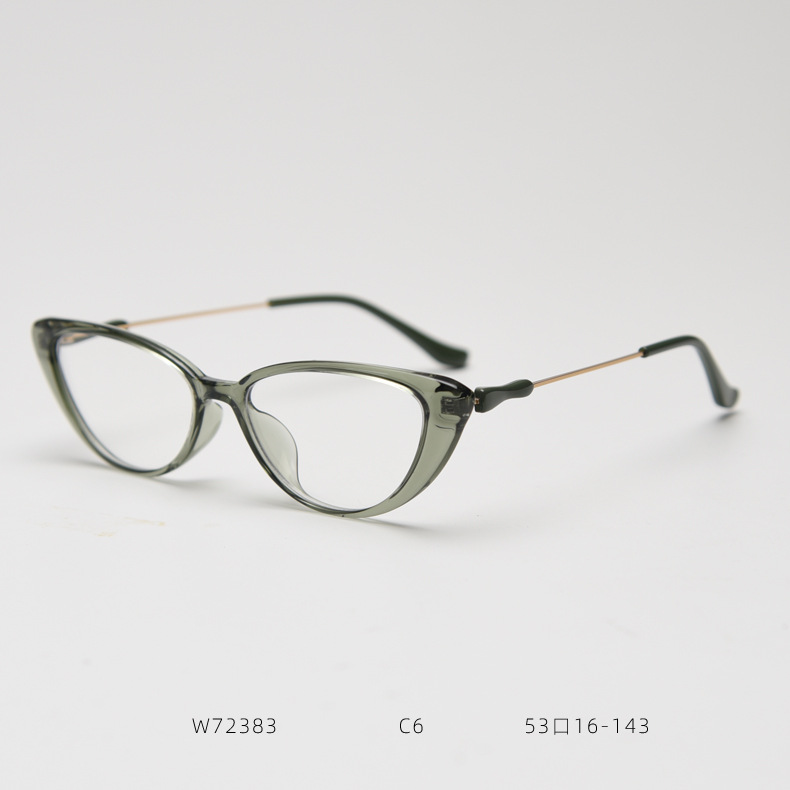 Retro TR90 Small Frame Cat Shaped Glasses For Women Fashionable Artistic Prescription Ready Non Prescription Available_voghion.com