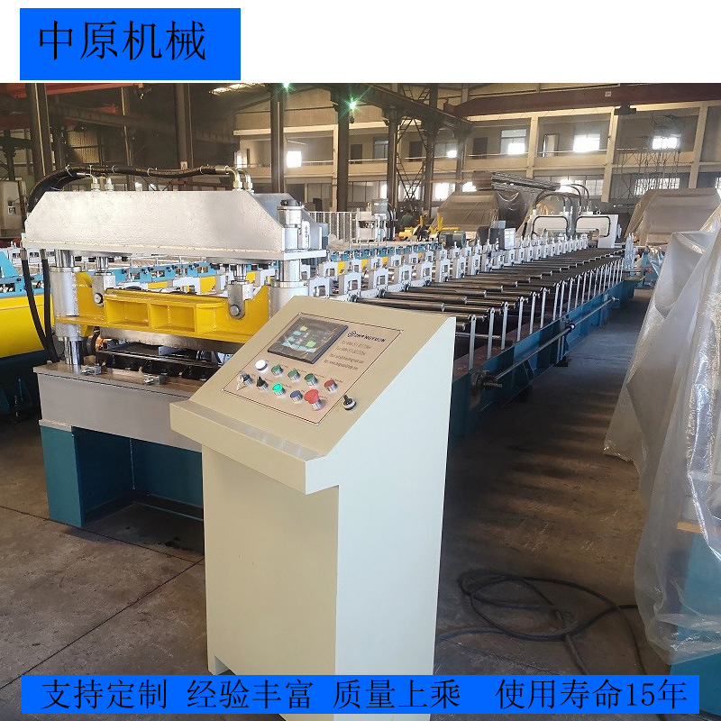 定制各种尺寸层板机 中原制造各类压瓦机 压型机设备