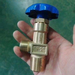 QF-2 QF-2D cylinder valve oxygen valve with stainless steel base high pressure hose brass busbar