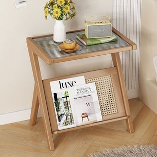 Small Coffee Table, Small Table, Side Table, Living Room Sofa, Side Cabinet, Home Bedroom Bedside Table, 2025 New Style, Small Apartment, Accessible Luxury