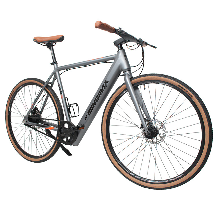 Wholesale 700C Electric Power-Assisted Bicycle Without Chain Drive Shaft Bicycle for Outdoor Riding Road Electric Bike