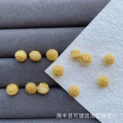 New natural beeswax Amber spacer Zərgərlik ara hissələri
