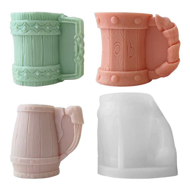 Jiahuimei vela molde nueva taza forma aromaterapia vela molde ins vela yeso decoración abrasivo herramienta