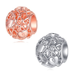 Wish versatile hollow bead accessories hollow bracelet spacer beads DIY jewelry sweet style finger accessory Valentine's Day gift