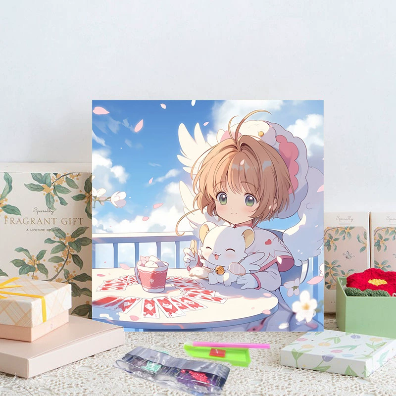 Алмазная мозаика 20×20 см, детская анимационная панно, полная выкладка, новый стиль, ручная работа DIY, декор для гостиной