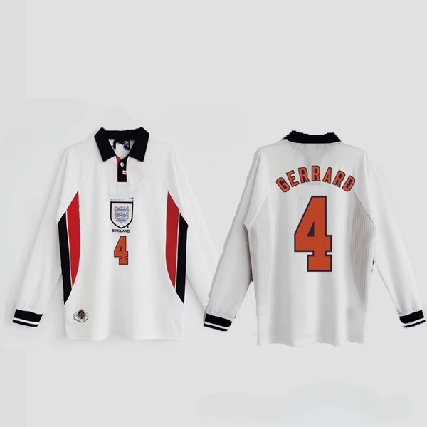 1998 England Home Long Sleeve No. 4