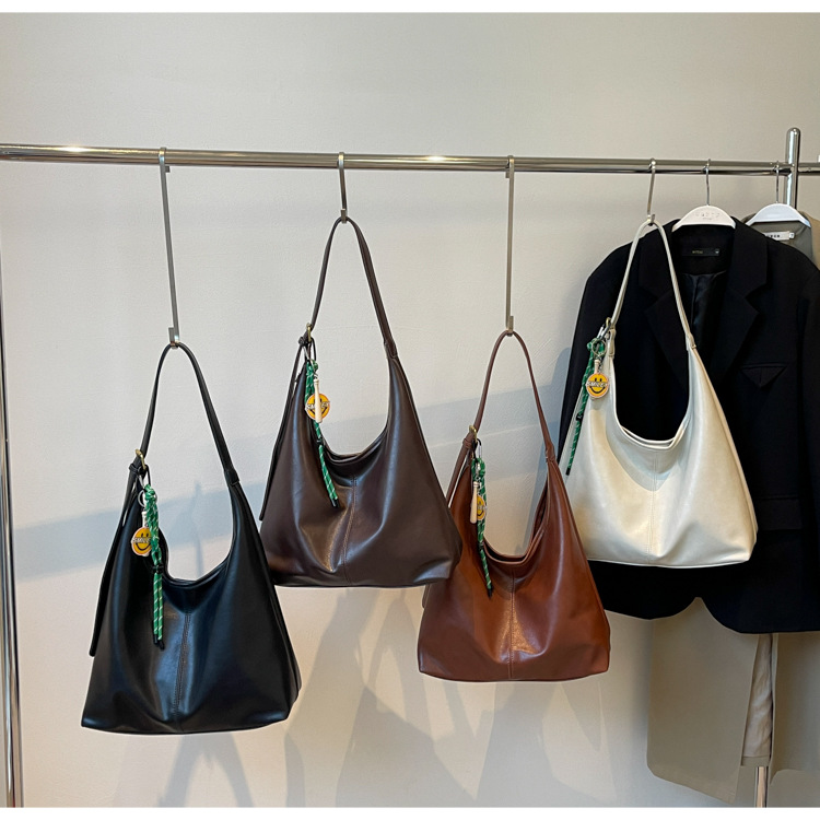 Large capacity for commuting to work, women's 2024 autumn and winter versatile new fashion single shoulder large bag,_voghion.com