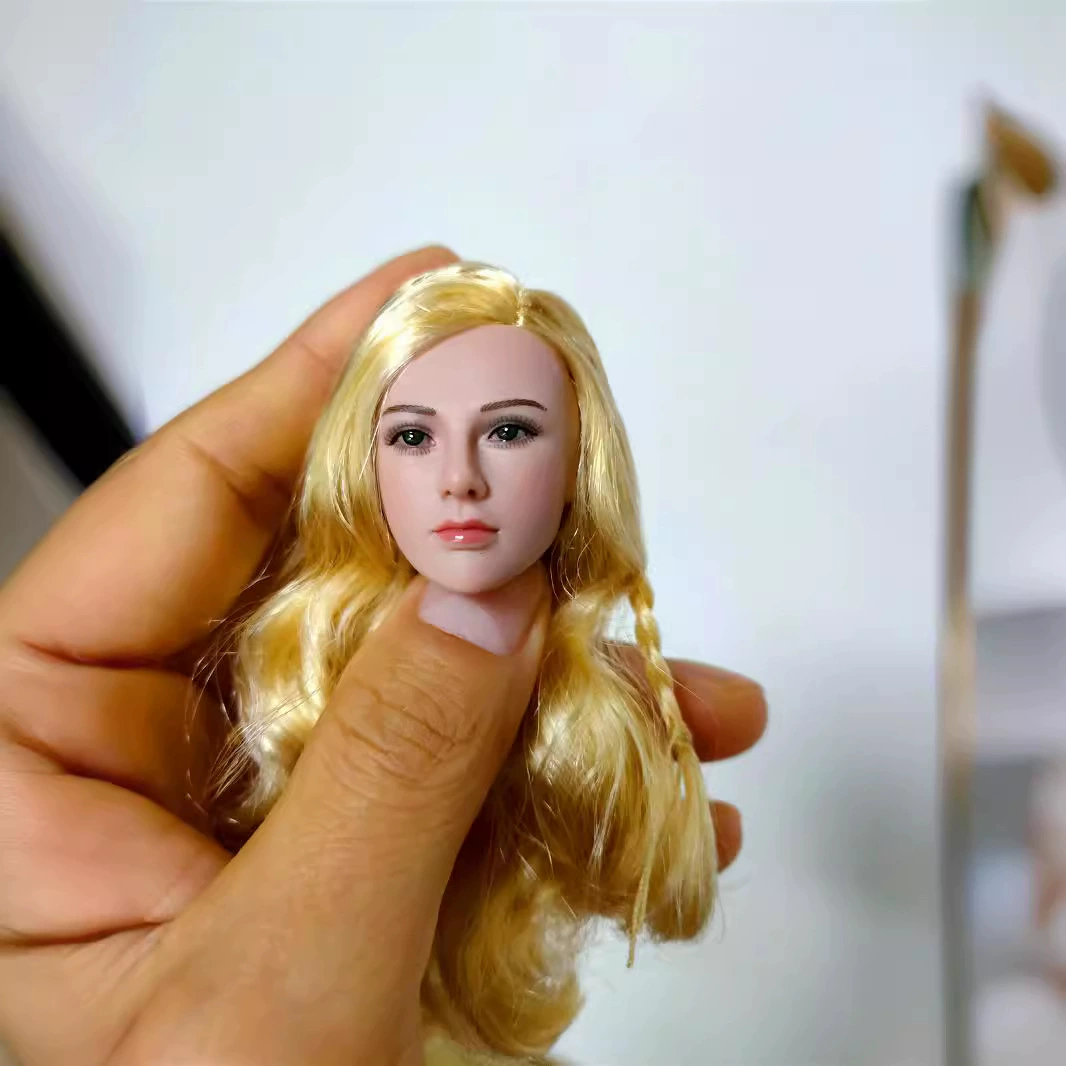 1/6 солдат блондинка красота голова резьба моделирование красота головы резьба третья сторона женская боевка годится для клея женский вегетарианский тело