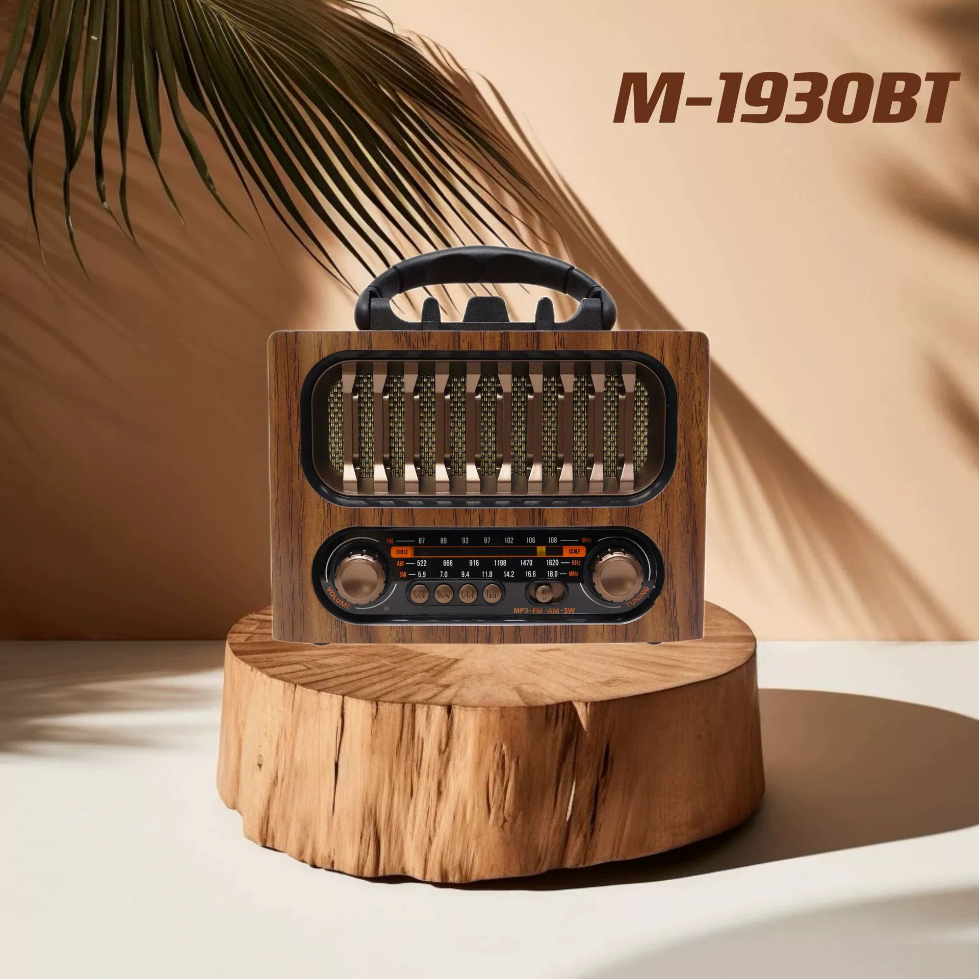 Многофункциональное ретро-радио, многодиапазонный Bluetooth-радиокарта U-диск M-1930BT