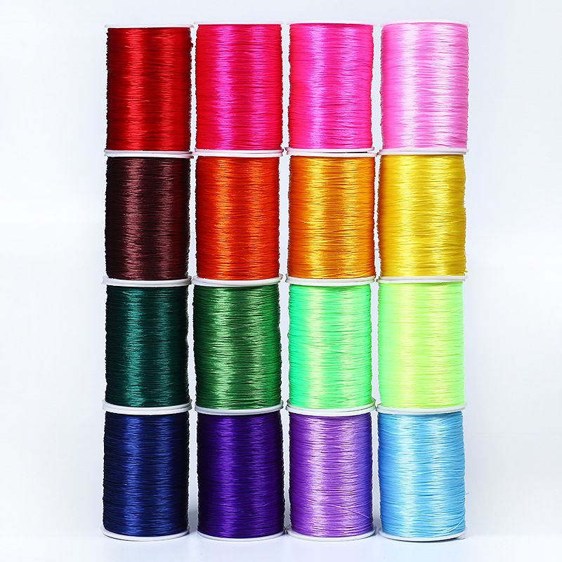 diy手链串珠水晶弹力线韩国氨纶扁形弹力线宝石弹力线首饰配件线