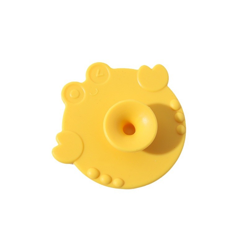 Los fabricantes suministran cepillo de champú de silicona para bebés lindo de dibujos animados cepillo de limpieza de baño de baño cepillo de lavado de silicona