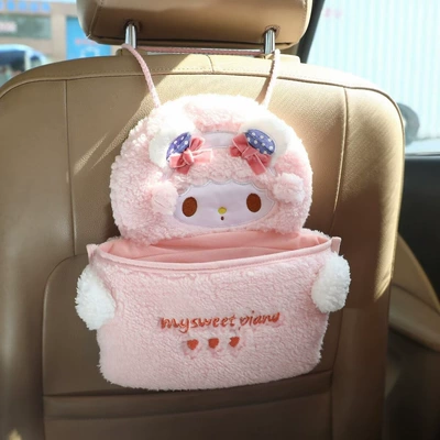Fabric Door Storage Bag Car – Electric car rear backrest