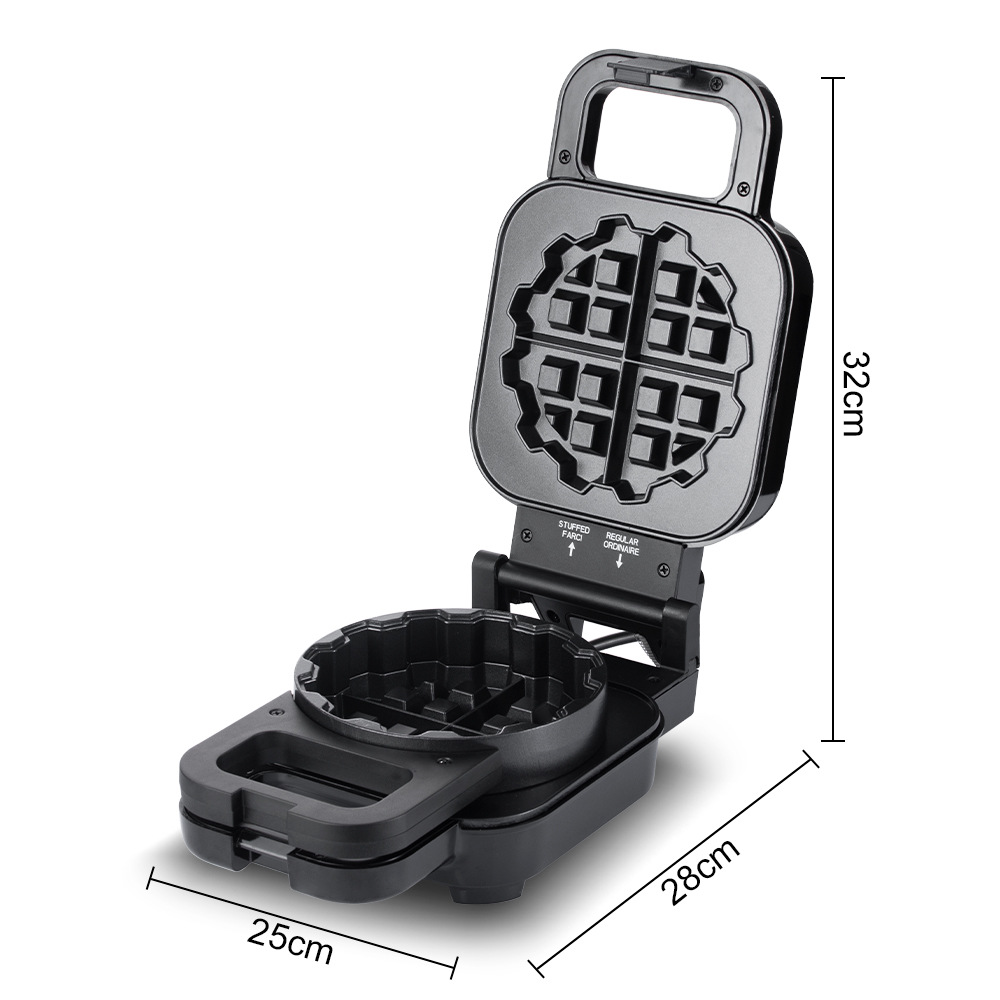 Electric Waffle Maker Automatic Breakfast Machine Double-sided_voghion.com