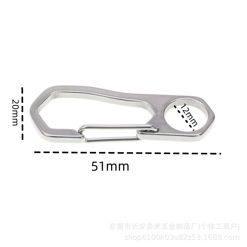 厚さ 3.0 ミリメートル屋外防錆キーホルダーステンレス鋼ペット犬バックルウェビングロープハードウェアアクセサリースナップフックバックル|undefined