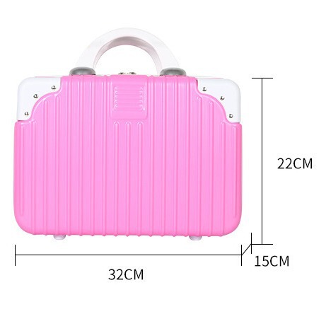 14-inch carry-on luggage gift set travel makeup case small mini companion travel lockable suitcase storage bag wholesale
