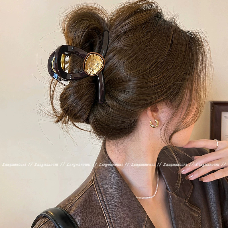 39#Irregular dial about 8cm hair grip