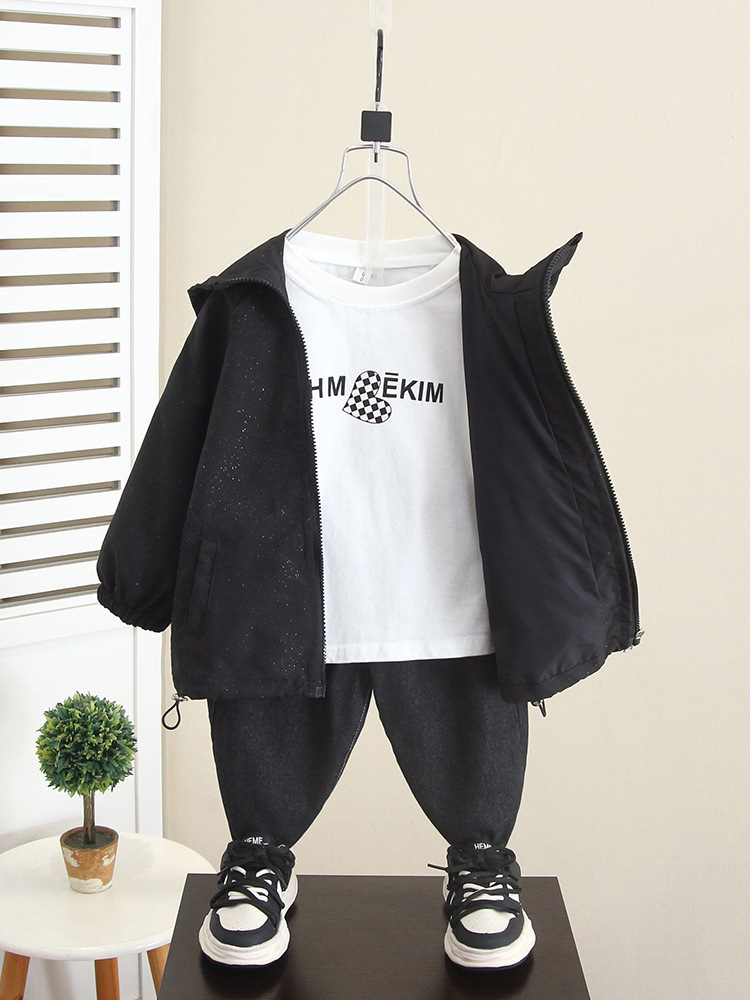 6237 Chaqueta para niños Otoño 2025 Nuevo estilo Chaquetas casuales de otoño para niños Chaqueta de primavera y otoño para bebés