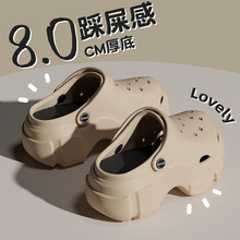 8CM������߶���ЬŮ2026�¿��ļ������⴩ɳ�����eva������ЬŮ