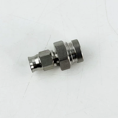 An3 Quick-Connect Brake Fitting Stainless Steel Modified Steel Hose Flared/Round Mouth Motorcycle Brake Hose Connector (Other brake systems) - trumpet