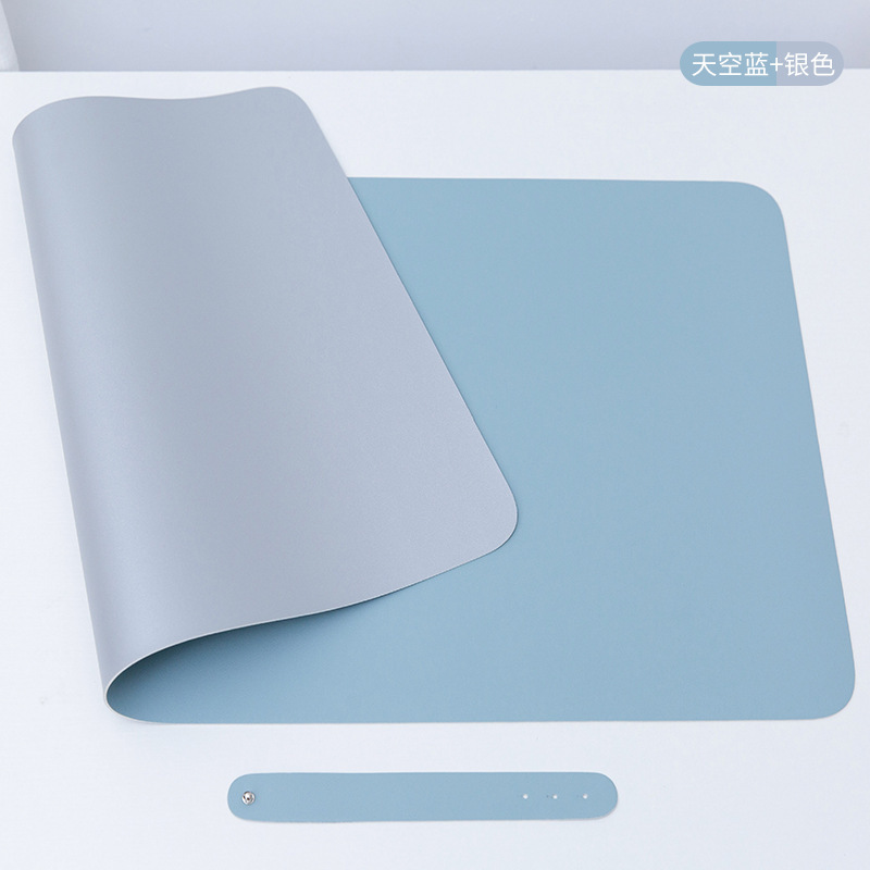 デスクパッド革マウスパッド大型防水防汚学生学習デスクパッドノートブックパッド PVC キーボードパッド|undefined