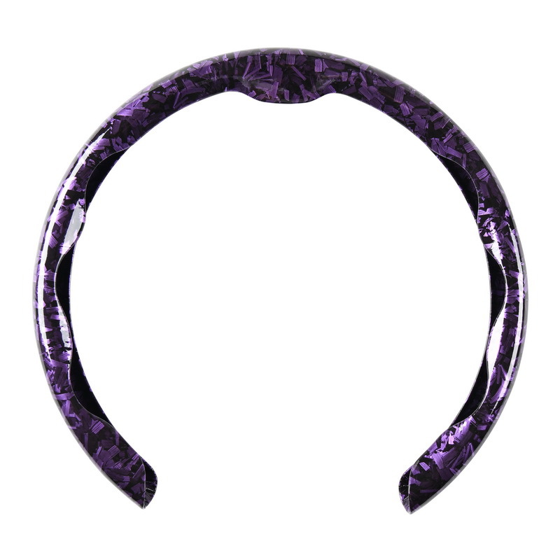 2025 new 5D headband forged carbon maple pattern card type car steering wheel cover factory direct sales of a generation of hair