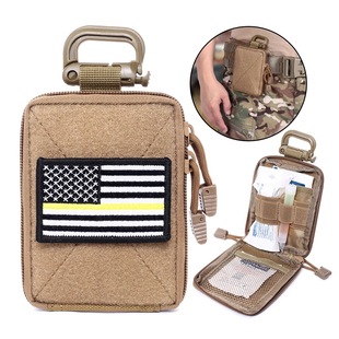 Outdoor Medical Cosmetics Bag, Portable Small Medical Bag, Military Fan Tactical Small Waist Bag, Multi-Functional Tool Bag