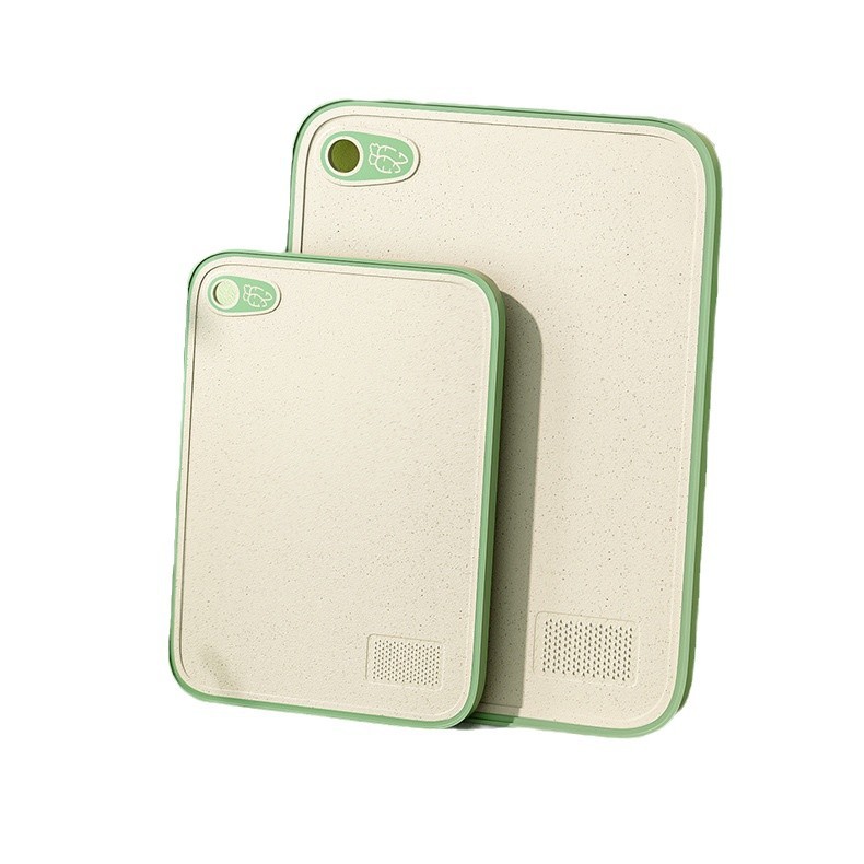 Tablero de cuchillo de paja de trigo, tabla de cortar de plástico, tabla de cortar, tabla de cortar antibacteriana y a prueba de moho