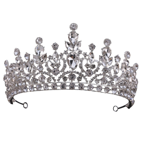 European and American bridal crown baroque Korean wedding hair accessories crown headband wedding birthday photo studio catwalk accessories