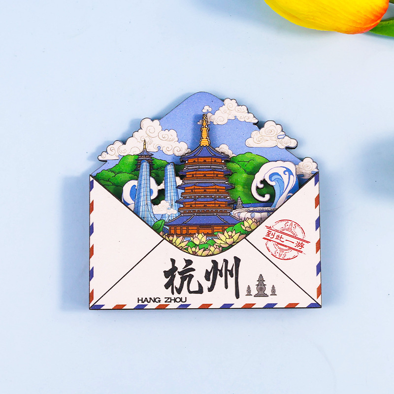 中国都市人気観光名所木製冷蔵庫マグネットカスタマイズされた文化的で創造的な北京パンダ diy マグネット強力な吸引|undefined