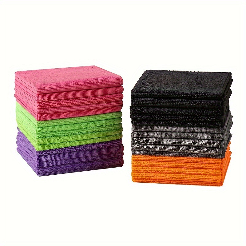 Limpieza especial de alta calidad absorción transfronteriza limpieza toalla de microfibra multicolor paño de limpieza